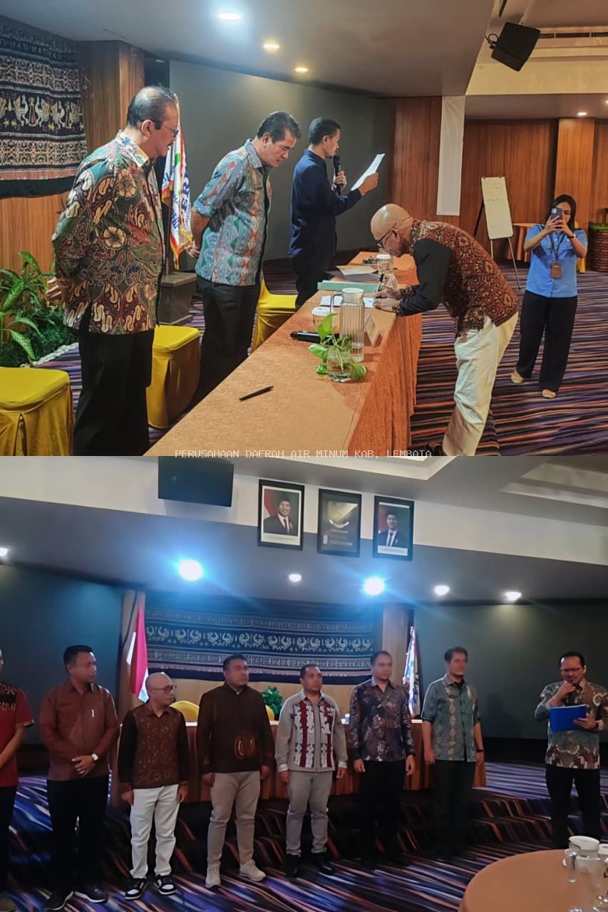 Direktur PDAM Kabupaten Lembata Terpilih sebagai Wakil Ketua Kompartemen Advokasi dan Kemitraan DPD PERPAMSI NTT Masa Bakti 2026–2030